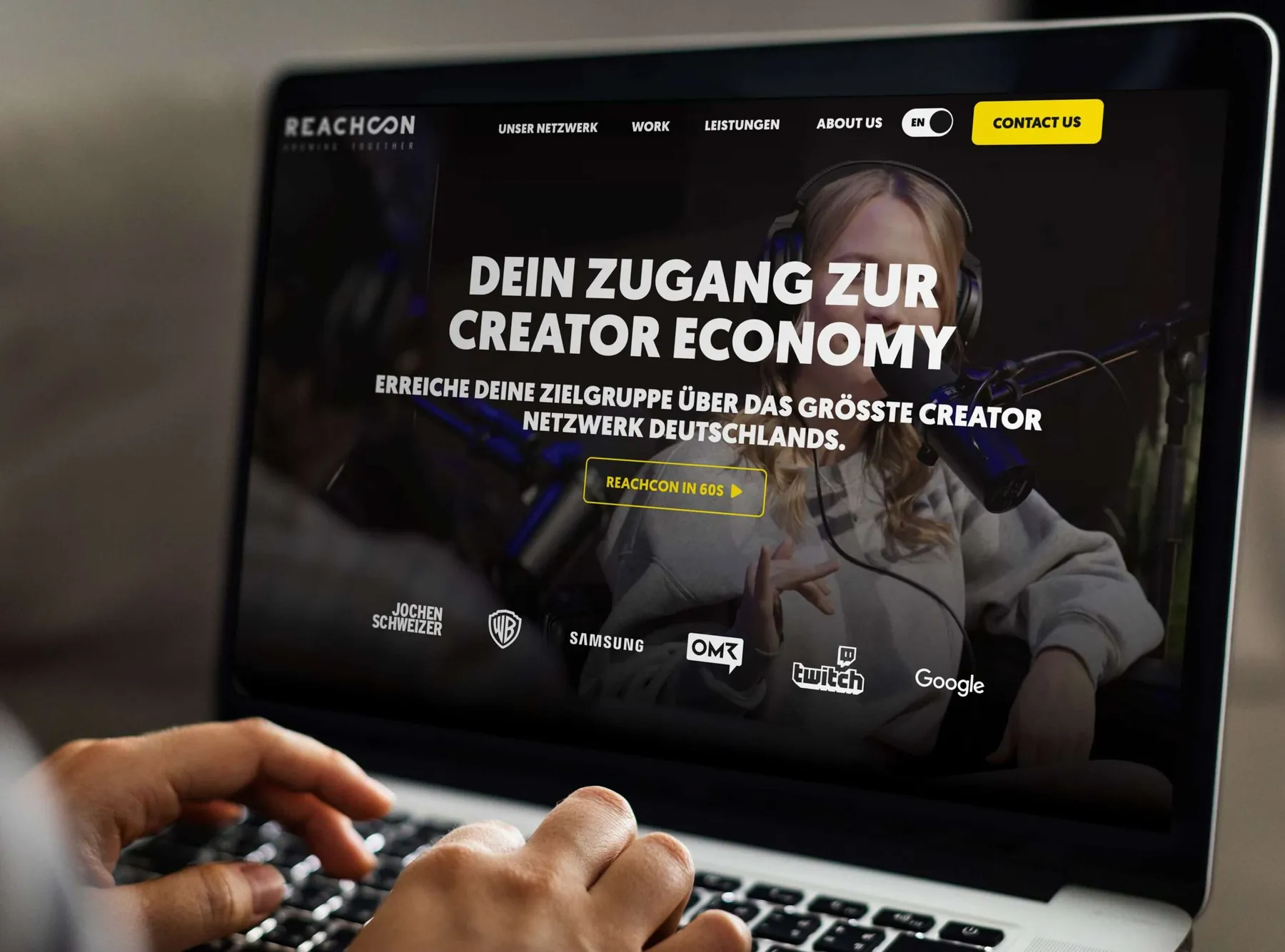 ReachCon Creator Webseite