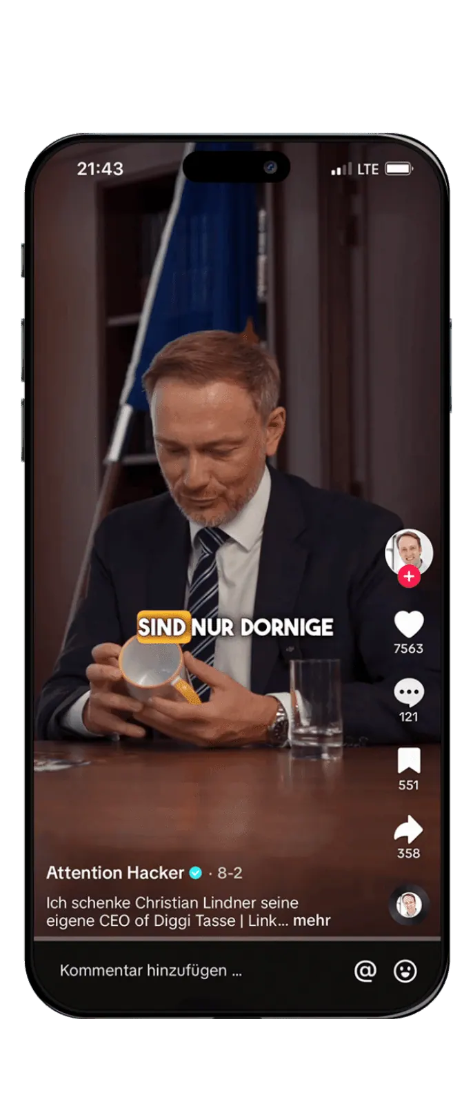 Tiktok Produktion Christian Lindner